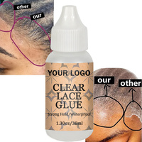 Nouveauté 2025 – Kit d'installation de perruques avec cire coiffante forte tenue, colle capillaire, gel, teinture pour dentelle et mousse pour femme – Marque privée