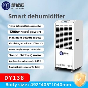 Deyoujiang 138L <span class=keywords><strong>D</strong></span>éshumidificateur électrique haute puissance Certifié ROHS <span class=keywords><strong>Absorbeur</strong></span> <span class=keywords><strong>d</strong></span>'<span class=keywords><strong>humidité</strong></span> de <span class=keywords><strong>grande</strong></span> <span class=keywords><strong>capacité</strong></span> pour usage domestique Plastique pour - Product Image 2