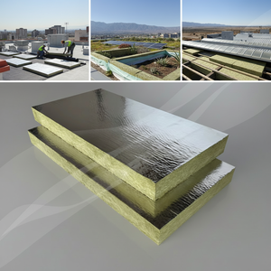 Pannello in Lana Minerale Ignifuga A1 da 100mm per Assorbimento Acustico, Pannello in Lana di Roccia Rivestito in Foglio di Basalto per Pareti Esterne - Product Image 6