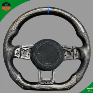 Volante para Volkswagen <span class=keywords><strong>VW</strong></span> <span class=keywords><strong>Golf</strong></span> 7 <span class=keywords><strong>R</strong></span> Golf7 <span class=keywords><strong>Mk7</strong></span> gti 7r, Volantes de Fibra de Carbono - Product Image 2