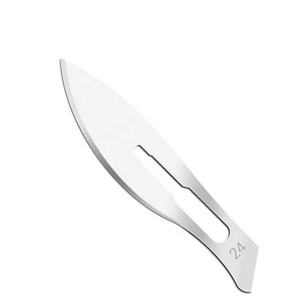 Scalpels ophtalmiques stériles jetables certifiés CE # 18 Lames chirurgicales à bord manuel aiguisé pour procédures ophtalmiques <span class=keywords><strong>Farhan</strong></span> Co - Product Image 1