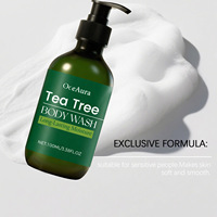 OCEAURA Gel Douche Quotidien Hydratant et Nourrissant à la Mousse Riche et Rafraîchissante à l'Arbre à Thé