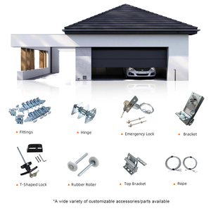 Mở không dây cho cửa nhà để xe 10x7 với cáp lăn và vật liệu gỗ tùy chỉnh được xây dựng cửa nhà để xe 10x10 với điều khiển từ xa - Product Image 4