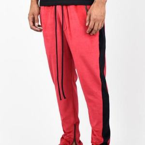 Nouveaux survêtements en velours rayés personnalisés de luxe pour hommes, coupe ajustée, élégants, vente directe d'usine - Product Image 6