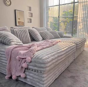 पानी का प्रूफ सेशनल सोफा ब्राउन कंप्रेस्ड सोफा लिविंग रूम होम फर्नीचर सोफा - Product Image 4