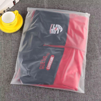 Sacs refermables écologiques avec logo personnalisé, en plastique givré pour l'emballage des vêtements - Utilisation pour les chaussettes, les chaussures, les abayas, les hijabs