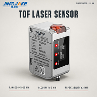 Capteur de distance laser TOF 1000 mm, sortie analogique NPN RS485, 500 Hz, capteur de mesure laser pour l'automatisation industrielle