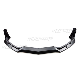 ลิ้นกันชนหน้าสำหรับ Corvette C8 Z51 STG 3 ปี 2020-23 วิงเล็ทสีดำเงา ลายคาร์บอนไฟเบอร์ สีดำด้าน - Product Image 4
