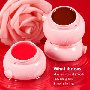 <span class=keywords><strong>Baume</strong></span> à lèvres personnalisé avec logo de marque privée, brillant, imperméable, crème hydratante, beurre de fruits minéral, brillant à lèvres - Product Image 3