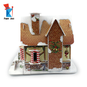 Juguete educativo personalizado para niños, rompecabezas de dibujos animados DIY para niños, rompecabezas de espuma 3D, casa de Navidad - Product Image 6