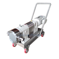 Voedselveilige sap pomp, sanitaire hygiënische fruit sap overpomp voor sinaasappel, appel, mango en citrus drankenverwerkingslijnen