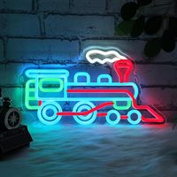 Lampe décorative LED néon à commande par interrupteur en forme de personnage de jeu, best-seller pour le commerce transfrontalier