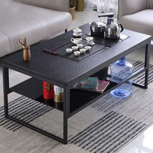 Mesa de Té Kung Fu con Calentador de Agua Integrado, Eléctrica, de Acero Inoxidable, para Sala de Estar u Oficina, Diseño Sencillo para el Hogar - Product Image 2