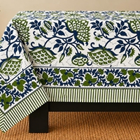 Nappe de table en coton à imprimé floral vintage rose, nappe décorative pour la cuisine, décoration de ferme