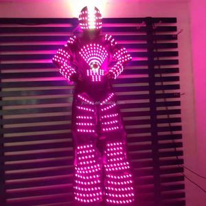 Tuta Robot LED Intelligente a Pixel Colorati Unisex, Giacca Luminosa con Trampoli per Spettacoli di Danza sul Palco per Adulti - Product Image 3
