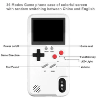 Coque de téléphone rétro pour Game Boy, pour consoles de jeux portables rétro, coque de protection pour téléphone, coque de protection pour joueur de jeux pour iPhone 1112