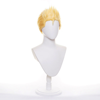Perruque de cosplay Hanagaki Takemichi, cheveux courts blonds, de Tokyo Revengers