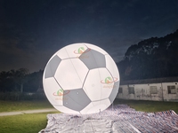 Ballon de football gonflable personnalisé/modèle de ballon de football Big Air Basketball pour événement publicitaire