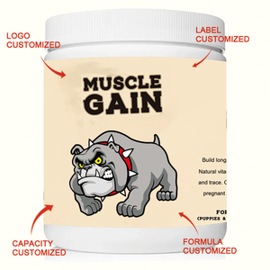 Suplementos para Mascotas con Logotipo Privado, Suplemento para Mascotas con Alto Contenido de Proteínas, Ganador de Masa Muscular para Perros, Suplemento para Desarrollo Muscular Canino - Product Image 2