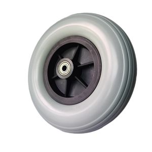 PU फोम व्हील चेयर ठोस पहियों <span class=keywords><strong>8x2</strong></span> इंच के कैस्टर व्हील ठोस टायर - Product Image 4