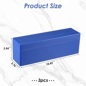 Caja de Almacenamiento Redonda Moderna de Plástico Moldeado por Inyección para Estuches de Monedas Graduadas y Soportes de 20 Láminas - Product Image 2
