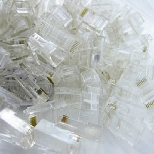 ขั้วต่อเครือข่าย RJ45 8P8C ปลั๊กอีเธอร์เน็ต 8 คอร์ โลหะผสมทองแดงสำหรับเครือข่ายคอมพิวเตอร์ - Product Image 2