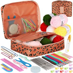 Tự làm nhà máy Crochet Kit cho người mới bắt đầu bán buôn Crochet Set Hook DIY công cụ đan Kit cho người mới bắt đầu hoàn chỉnh - Product Image 4