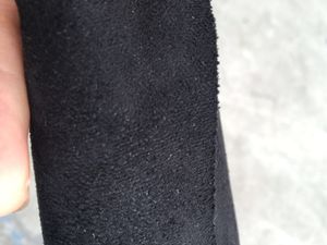 アルカンタララップ黒粘着性アルカンタラ生地スエード車インテリア用 - Product Image 5