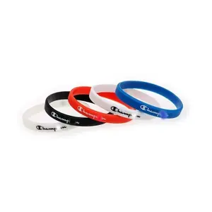 Mix Kleur Kampioen Woord Siliconen Armband Voor Man En Vrouwen Verjaardagsfeestje Cadeau Siliconen Armband