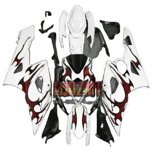 Cuerpo de inyección blanco y rojo para SUZUKI <span class=keywords><strong>GSXR</strong></span> <span class=keywords><strong>1000</strong></span>, 2000 CC, GSXR1000, 05, 06, 142No.01, K5, 1000CC, 2005, <span class=keywords><strong>2006</strong></span>, kit de carenado OEM - Product Image 1