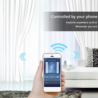 Moteur de rideau intelligent WiFi Tuya, ultra silencieux, télécommande sans fil, commande vocale Alexa Google Home, Guangdong