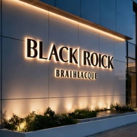 Enseignes publicitaires 3D LED rétroéclairées personnalisées pour magasins, bâtiments, voitures - Logo d'entreprise extérieur avec éclairage