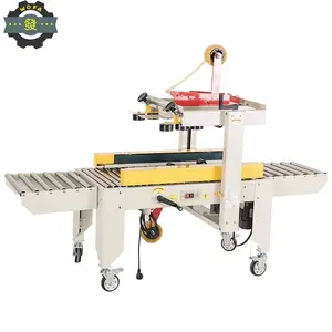 JIAHE Máquina de Sellado de Cajas de Cartón con Sellado Lateral Semiautomático, Sellador de Cinta de Sellado Lateral para Industria Alimentaria, Máquina de Sellado Lateral, Selladora de Caja de Cartón, Selladora de Cinta PARA LA Industria Alimentaria,