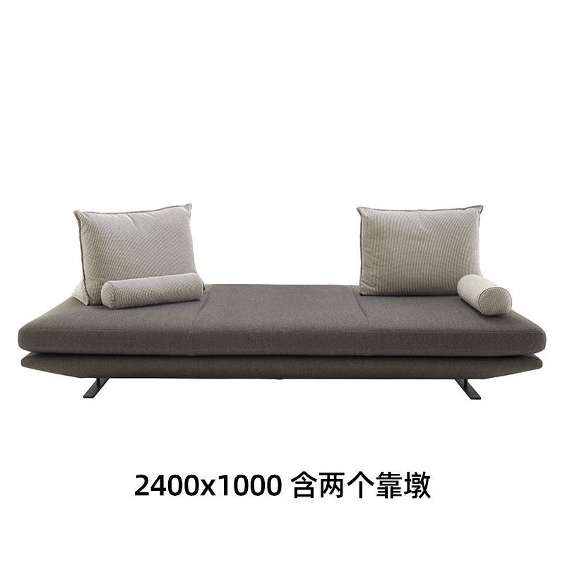 ยาว 240 ซม. x กว้าง 100 ซม. รวมพนักพิง 2 อัน