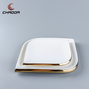 8-12 Inch Cấp Thực Phẩm Lựa Chọn Hàng Đầu Hiện Đại Sứ Đồ Ăn Nhà Sản Xuất Giá Bán Buôn Máy Rửa Chén Vuông Trắng Đĩa Tấm - Product Image 6