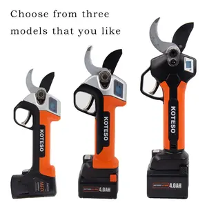 cordless Electric Progressive function pruning shears 40 mm tree electric Pruning Scissors