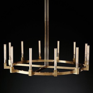 Modern otel avize tavan ışık lüks oturma odası asmak lamba Modern lüks avize kristal avize - Product Image 2