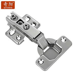 Bản lề tủ bếp Qiyang hiện đại 35mm một chiều hai chiều 261 loại thường tự đóng bằng thép sắt, phụ kiện nội thất bán buôn - Product Image 3