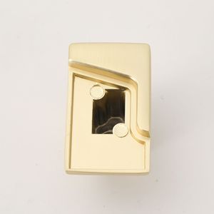 Furniture Handle Rectangle Zinc Alloy <b>Copper</b> Gray Minimalist Cabinet Drawer Durable - Product Image 2