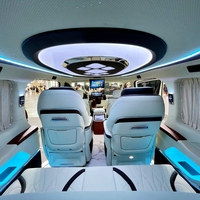 Éclairage de toit Mise à niveau intérieure de la voiture plan de modification complet accessoire de luxe TOYOTA Hiace van phare dôme LED