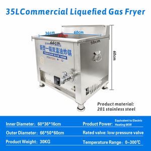 Nouvelle friteuse professionnelle en acier inoxydable au GPL, type géant pour l'extérieur, haute performance pour la restauration et les <span class=keywords><strong>food</strong></span> trucks - Product Image 3