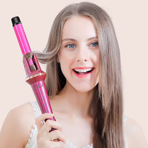 Fer <span class=keywords><strong>à</strong></span> boucler automatique rotatif avec contrôle de température – <span class=keywords><strong>Appareil</strong></span> de soin personnel pour la maison – Créez une coiffure ondulée naturelle et durable - Product Image 6
