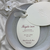 Ensemble de cartes de vœux personnalisées au design vintage, menu de mariage ovale, cartes RSVP personnalisées en carton, logo personnalisé
