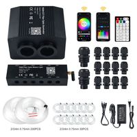 Kit de plafonnier étoilé pour voiture 16W Twinkle & 9W Shooting Star, 200/360 pièces, 2/3/4M, contrôle par APP/télécommande pour ciel étoilé