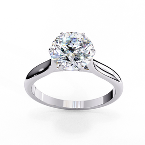 Bague en argent tendance avec diamant pour femme, design élégant, bijou simple pour un usage quotidien - Product Image 1