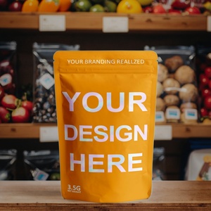 ถุงซิปล็อคแบบตั้งได้ พิมพ์โลโก้ได้ตามต้องการ สำหรับบรรจุภัณฑ์อาหาร เช่น เม็ดมะม่วงหิมพานต์ ถุงอลูมิเนียมพลาสติก ถุง Doypack จากจีน - Product Image 1
