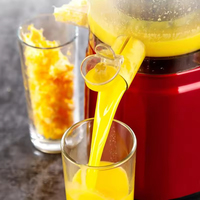 Premium Elektrische Huishoudelijke Groentesap Multifunctionele Slow Juicer Voorraad Commerciële Sinaasappel Fruitmachine Duurzame Legering Groot