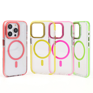 Custodia magnetica di sicurezza fluorescente per <span class=keywords><strong>iPhone</strong></span> 16 Pro <span class=keywords><strong>accessori</strong></span> per il bordo anticollisione - Product Image 6