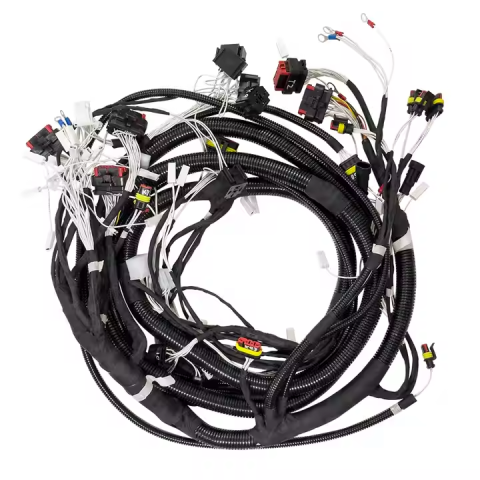 Customized Automotive Wiring Harness Zero Tariff Manufacturer Durable PVC/PTFE/PBT Insulation Copper for Automobile Use
