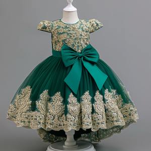 Eleganti Abiti da <span class=keywords><strong>Damigella</strong></span> Floreali per Bambine, Stile Dolce per Matrimoni, Disponibili in Stock e Personalizzabili - Product Image 2